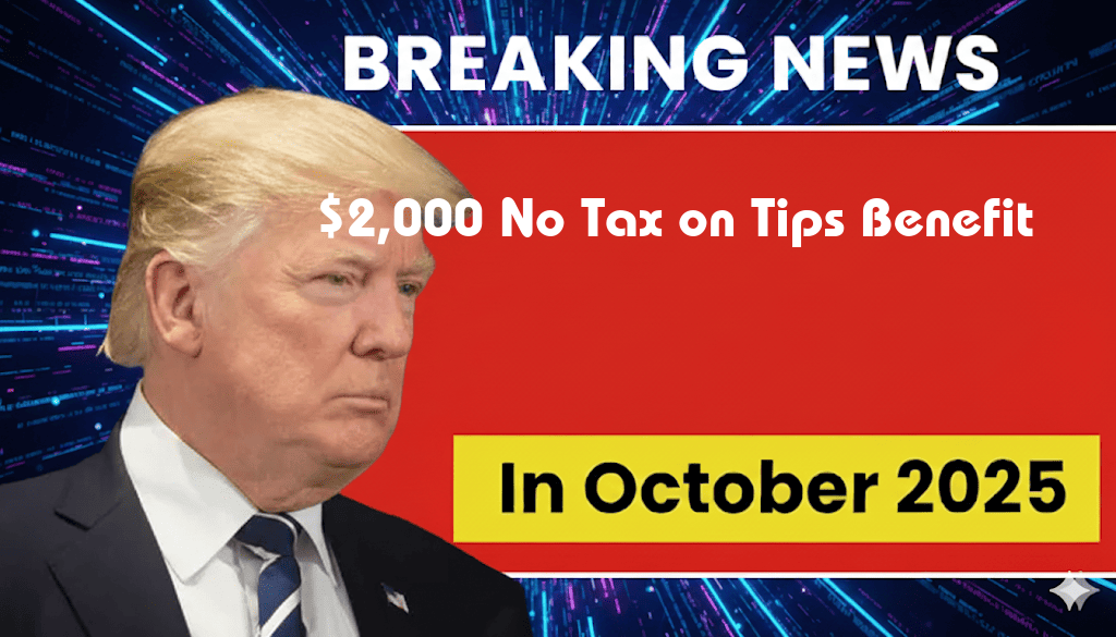 $2,000 ‘No Tax on Tips’ Benefit Enacted — Discover the Impact It Will Have