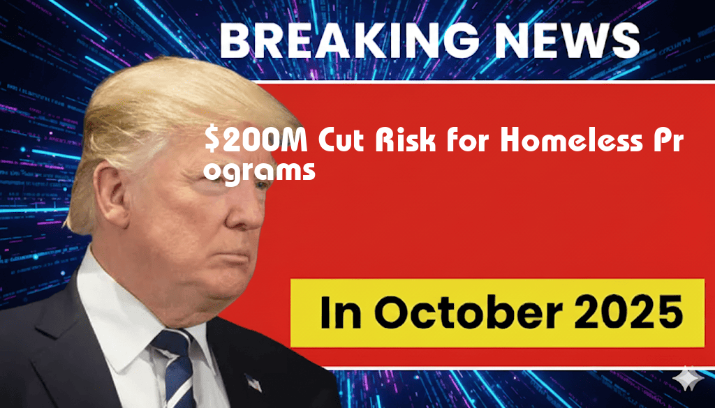 $200 Million at Risk of Cut from Homeless Programs in 2026