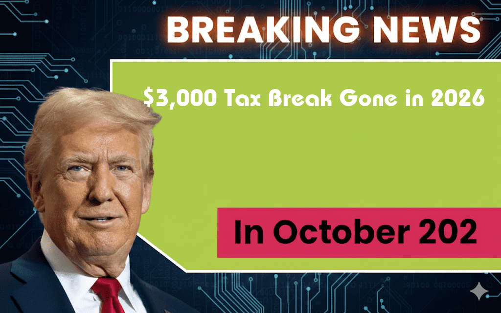 $3,000 Tax Break Vanishes: 2026 Eliminates Favored Deductions