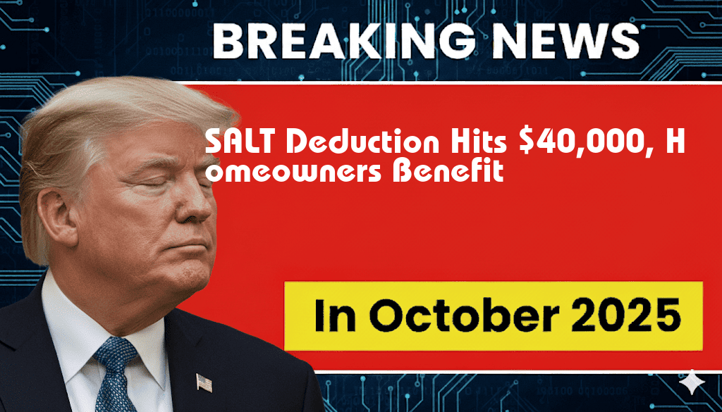 Homeowners Benefit as SALT Deduction Soars to $40,000, Offering $3,995 in Tax Relief