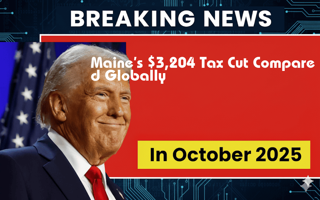 Maine’s Average Tax Cut of $3,204: Comparing Impact with Canada, India, and the UK