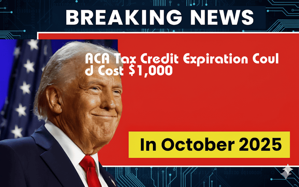 Monthly Costs Could Surge by $1,000 if ACA Tax Credits Are Allowed to Expire