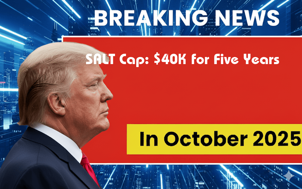SALT Cap Set at $40,000 for Five Years Before Dropping to $10,000